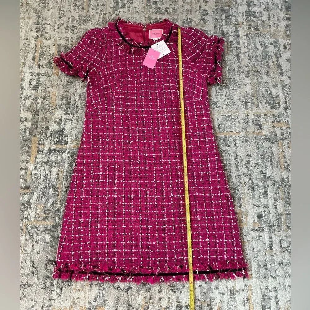 GORGEOUS KATE SPADE TWEED DRESS! NWT! SIZE 6 - Picture 6 of 11
